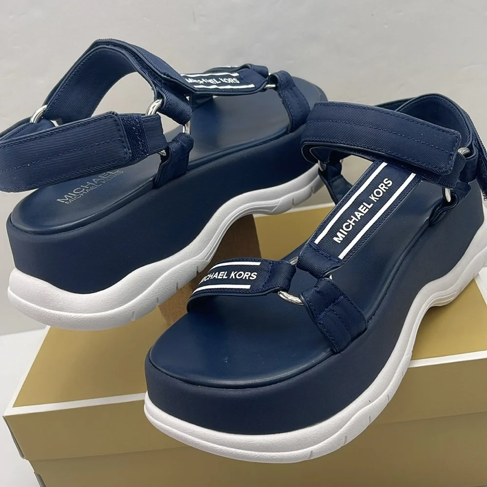 MICHAEL KORS Katrina Nylon Sport Sandal
Navy 
New - Picture 11 of 16